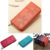 Elegant New Fashion Lady Purse Wallet With Soft Pu Leather And Zipper Closure