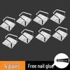Wall-Mounted Stainless Steel Bathroom Storage Rack for Under-Sink or Toilet