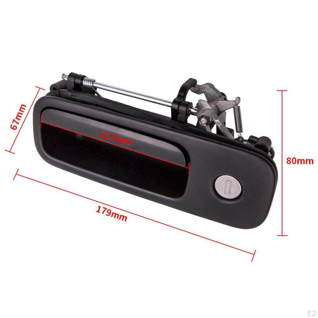 Heckklappenöffner Entriegelungsgriff Kofferraumschalter Kofferraum 1J6827565B Zubehör Schwarz für Sharan Transporter