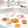200 PCS Bowl Covers for Bread Proofing, Disposable Shower Caps for Sourdough Bread, Elastic Reble, Plastic Covers for Bowls Food Cover, Keeps Food