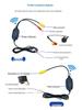 Car WiFi HD Night Vision Waterproof Reversing Camera with Blind Spot Detection and 2.4G Wireless Receiver