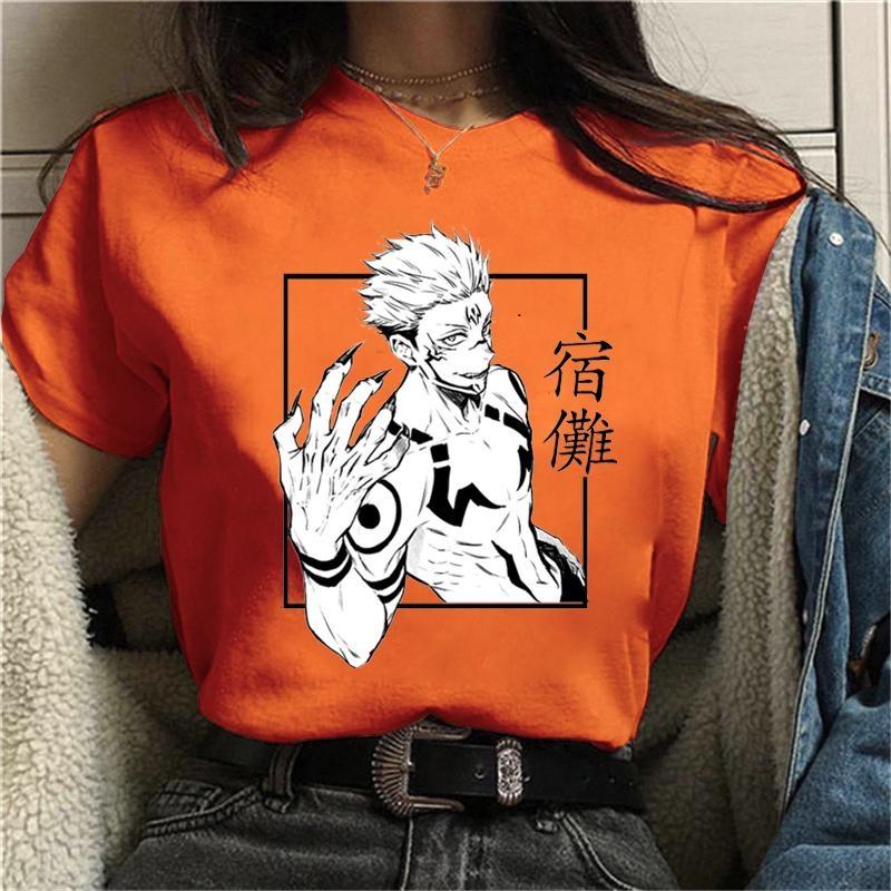 

New Funny Ryomen Sukuna Printed T Shirt Men and Women Fashion Personality Round Neck Tees Casual Outdoor Anime Shirts 4XL