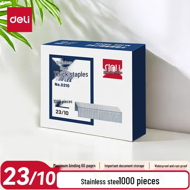 Deli 23/10 Stainless Steel Heavy Duty Staples