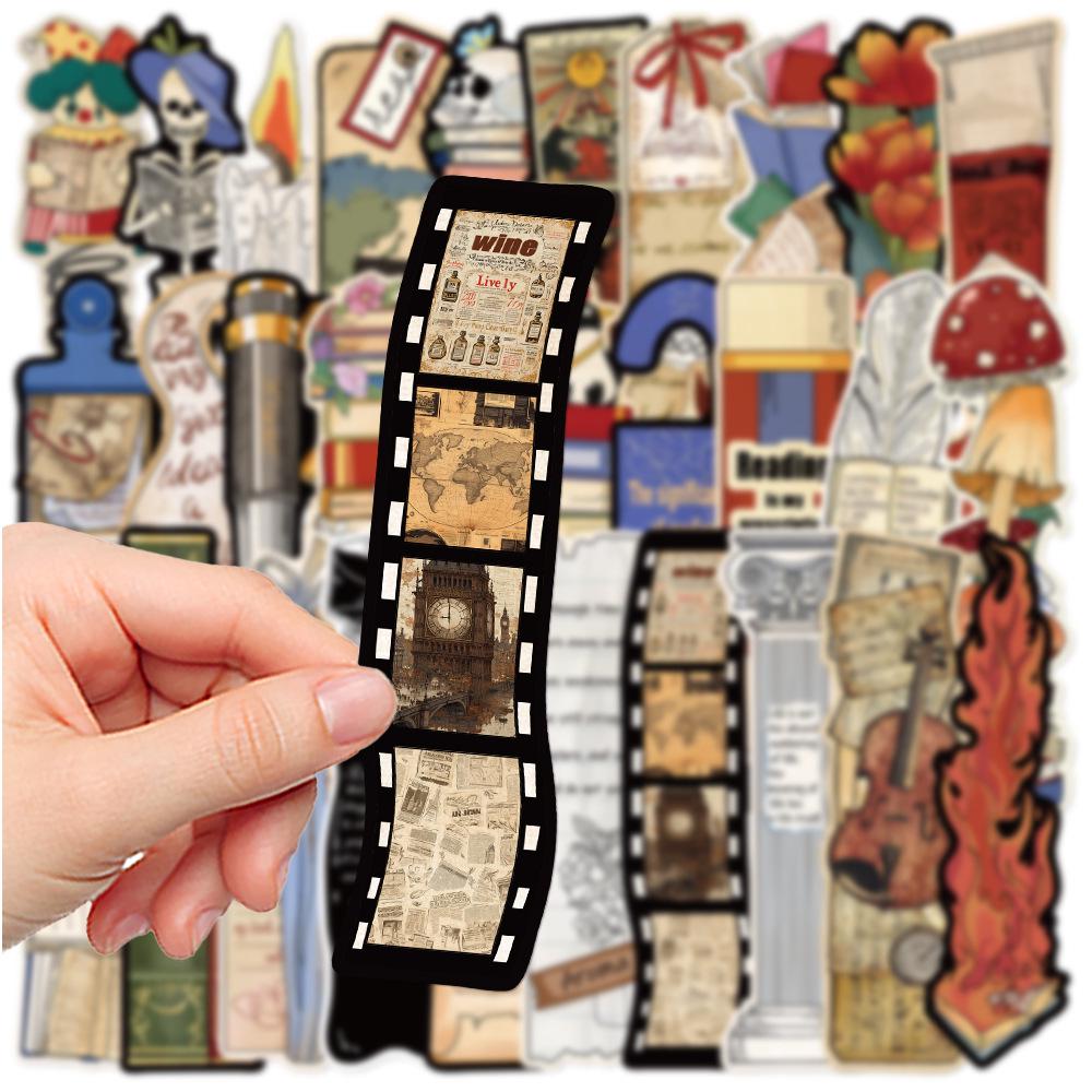 Creative Retro Anime-Themed Bookmarks for Students