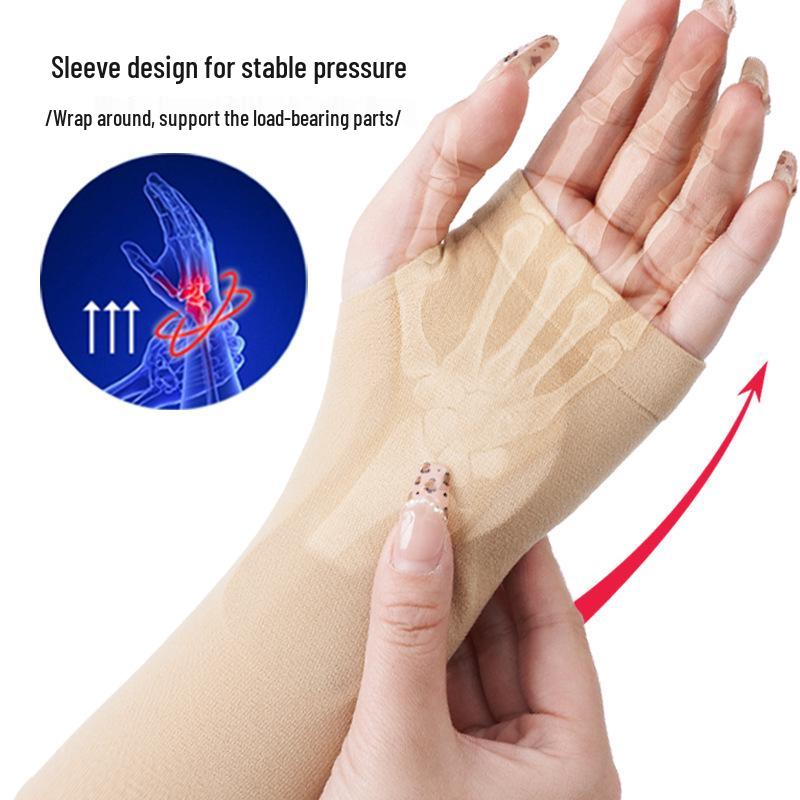 SEBS Soft Hand Gloves with Wrist Guards for Sports & Fitness Anti-Wear Palm Protection
