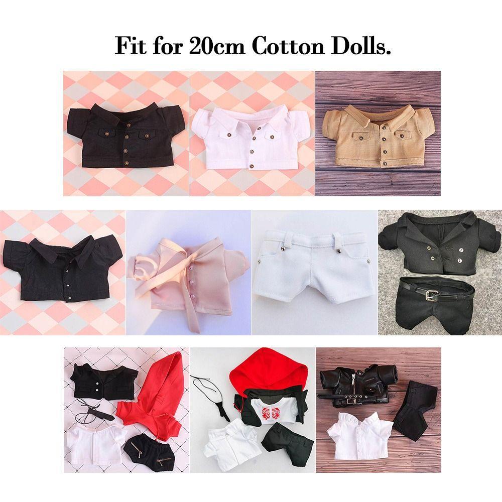 Jacket for Idol Dolls Doll Shirt Doll Pants Accessories 20cm Doll Outfit Plush Doll's Clothes