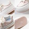 White Shoes for Students Women Trendy Summer New Platform Height Increasing Breathable Casual Shoes Street Shot