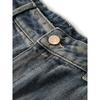 GXG Men's Loose Wide-Leg Blue Denim Jeans
