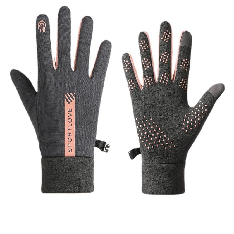 Windproof Waterproof Fleece-Lined Winter Gloves for Men & Women – Touchscreen Sports Gloves for Cycling, Skiing & Cold Weather