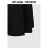 UR 2025 Autumn Women's Trendy Contrast Belted Slim Dress