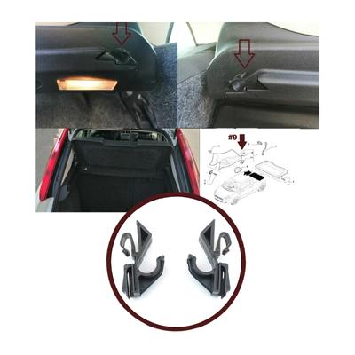 ESP979 Rear Parcel Shelf Clips 71719952 for Fiat Doblo Fiorino Punto Stilo Nemo Bipper Ypsilon