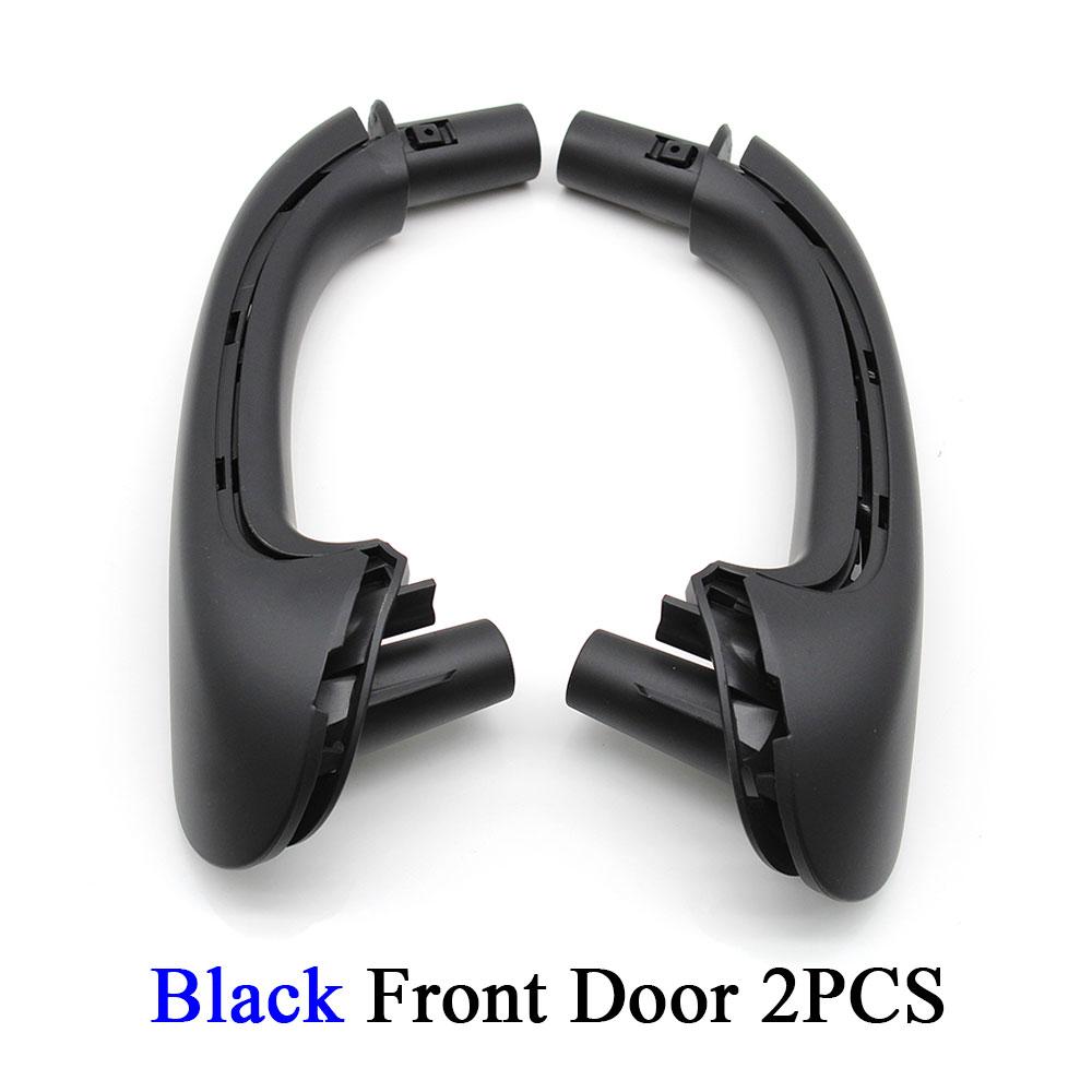 2PCS/4PCS Car Interior Black Beige Gray Front Door Pull Handle Set Replacement For Mercedes Benz W203 C Class Sedan