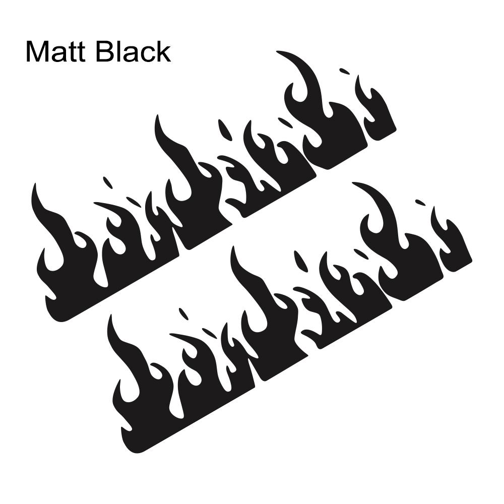 Burning Stereoscopic Flame Car Stickers Car Vinyl Decal Waterproof Vehicles Motorcycle Stickers Car Accessories Decoration