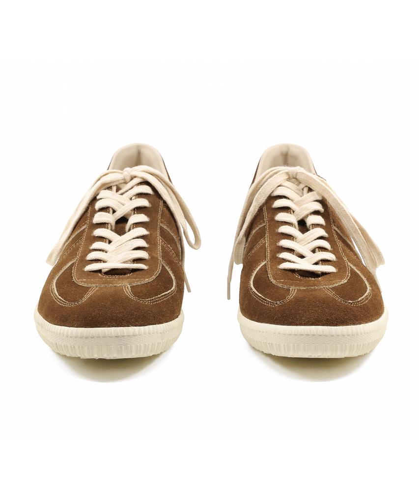 Yase Grima 8-Hole Suede German Army Sneakers Brown (A Type)