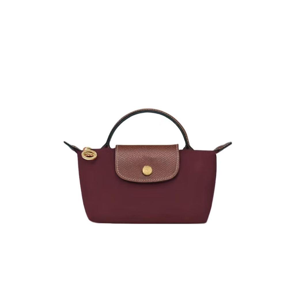 Applicable to Longxiang mini bag shoulder strap leather transformation crossbody dumpling bag small free punching buckle hanging bag strap
