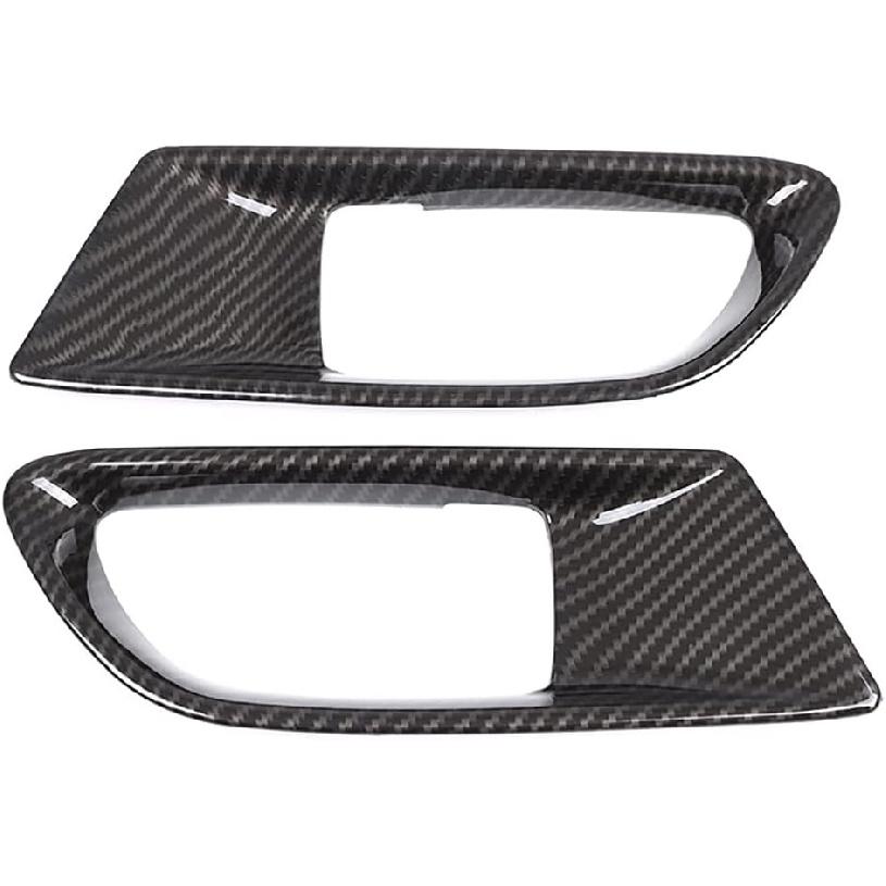 Car Accessories Fit for Subaru BRZ Toyota 86 2012-2020 Inner Door Handle Cover Trim (Carbon Fiber Style) ABS 2 PCS