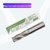 Yihai White Steel 4-Flute Wave-Tooth End Mill, 10mm, for Aluminum, Super Hard, Fine and Coarse Teeth, 11 Corrugations.