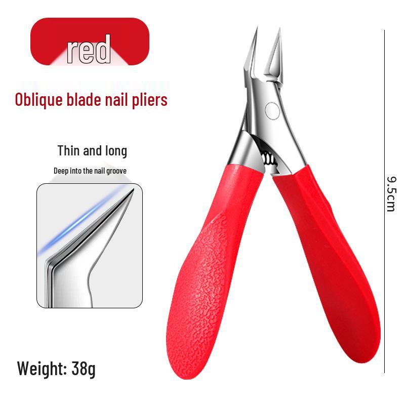 Наклонные кусачки для ногтей из нержавеющей стали и кусачки для вросших ногтей и омертвевшей кожи