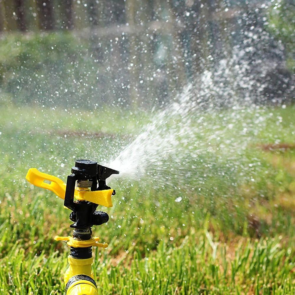 Adjustable Impact Sprinkler Spiked Lawn Irrigation Tool Garden Sprinkler  Lawn Irrigation