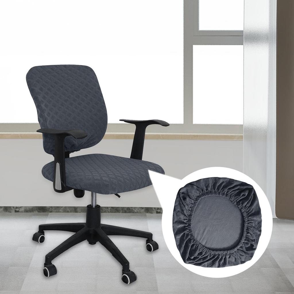 Elastic Office Chair Cover Universal Stretchable Removable for Office Home
