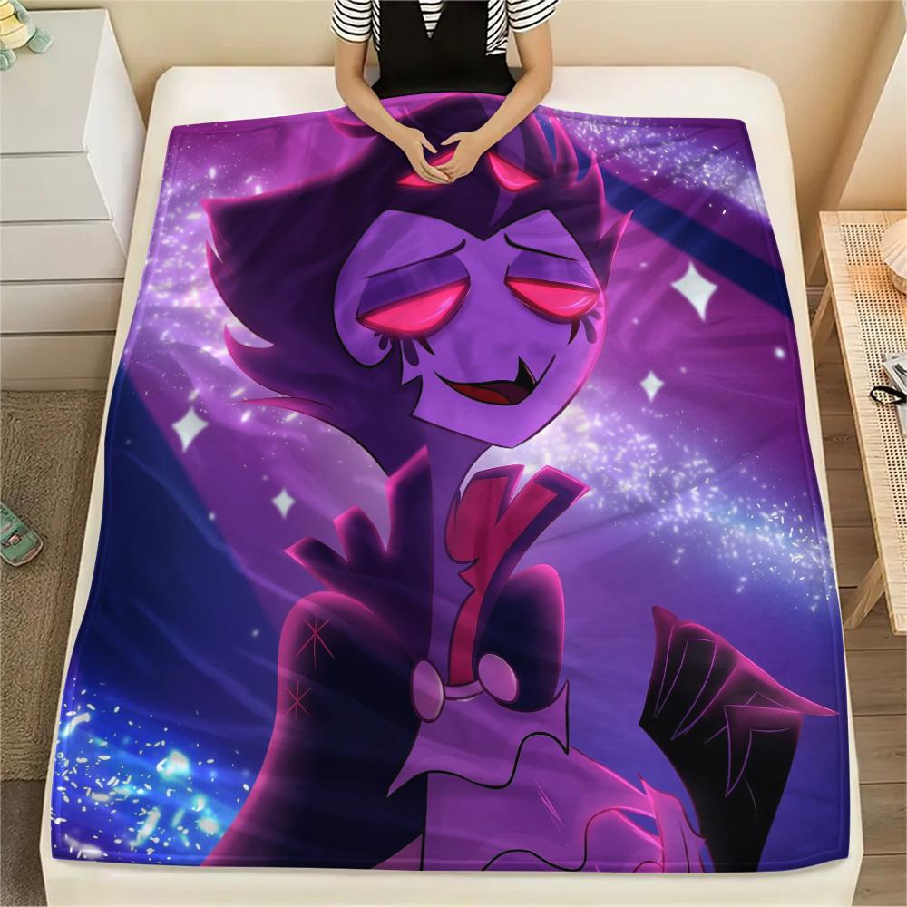 Helluva Boss  Print Flannel Blanket, High quality Comfortable for All Seasons, Home Decor, Warmth and Comfort