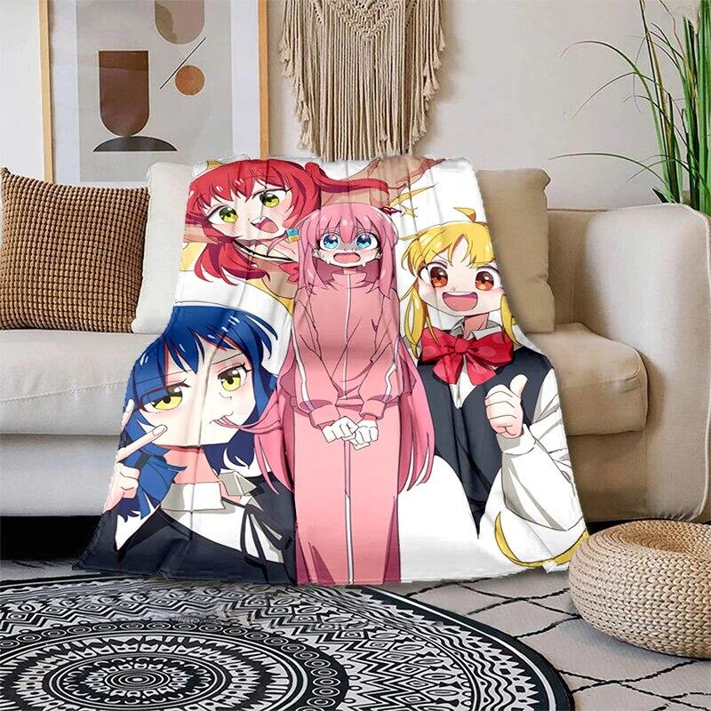 Lonely Rock Cartoon Plush Bed Throwing Cartoon Picnic Thin Blankets Modern Flannel Blanket Cover Gedruckt Bettdecke Geschenk