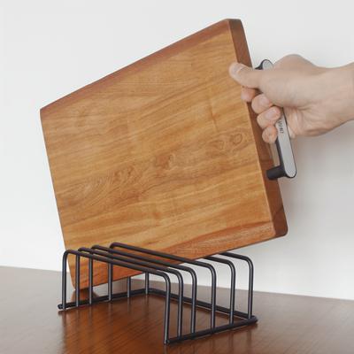1 pièce Organisateur de cuisine peu encombrant - Planche à découper durable et support de cuisson