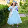Princess Dress Girls Cosplay Dress Mesh Fluffy Dress Sophia Long Hair Children's Dress