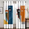 Abstrakte Kunst Anthestic Boho Morandi Fenster Vorhänge Jalousien für Wohnzimmer Schlafzimmer Badezimmer Küche Büro Tür Home Decor2Pcs