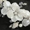 Fashion Crystal Pearl Hair Accessories Bridal Clips Hair Combs Flower Hair Pin Bridesmaid Tiara