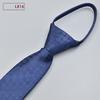 Men's Noble Necktie For Wedding Party Business Formal Suits Fashion Convenient Pre-tied Zipper Ties Narrow Necktie