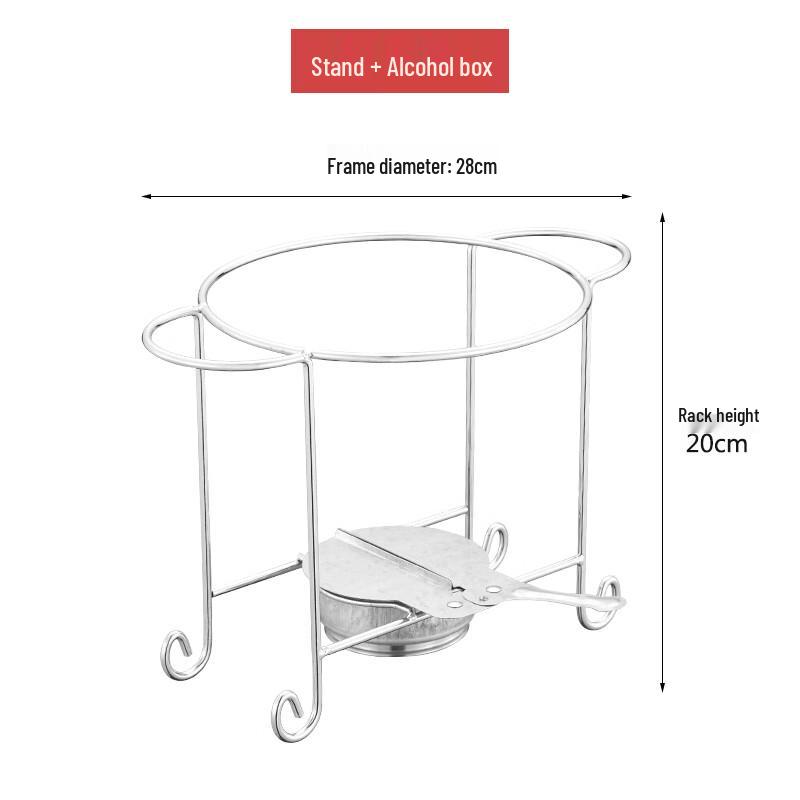 Naijiang Deep Stainless Steel Alcohol & Induction Hot Pot