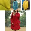 Cozy Womens Winter Long Sleeve Tunic Tops Pullover Hoodie Dress In Six Colors
