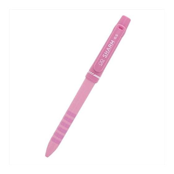 Sun-Star Stationery SHARM Sharp & Eraser Mechanical Pencil, Smoky Pink (0.5mm Lead, 2mm Eraser)
