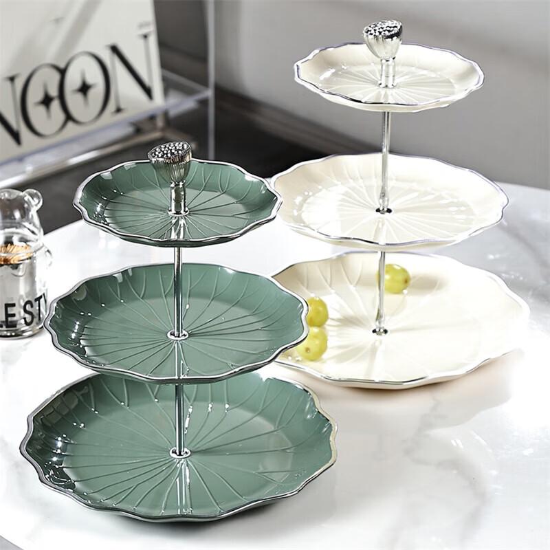 Elegant 3-Tier Fruit & Snack Serving Plate