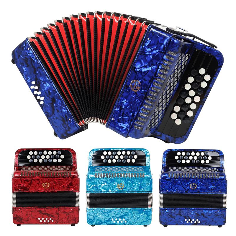 Cheap 22 Keys 8 Bass Bayan Button Accordion For Beginner Professional