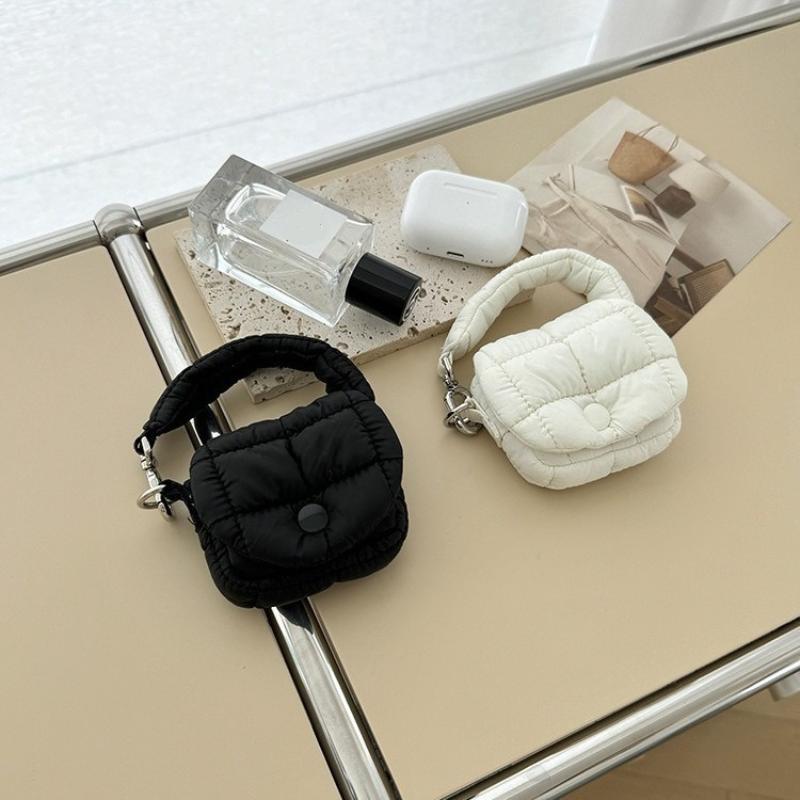 Mini Bag Mini Cloud Waist Pack Lightweight Solid Secure Button Closure With Decorative Coin Purse And Headphone Bag
