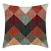 Nordic INS Style Simple Line Painted Geometric Splicing Pillow Cushion Cover