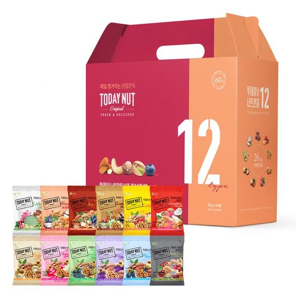 

Today Nut Handful of 12 types of nuts set 1.2kg, Korean nuts