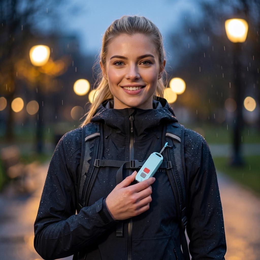 Personal Alarm - Portable with Keychain Clip for Women, Men and Seniors - Emergency Alert for Walking, Jogging and Travel