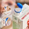 2Pcs Drink Pour Spouts with Lids Spill-Proof Sealing Caps for Milk Juice Beverage Storage Bottle Top Dispenser