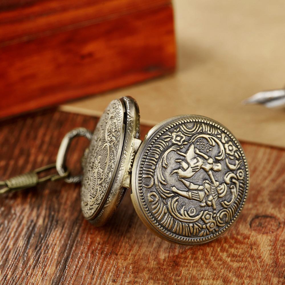 Vintage Pocket Watch Collection Quartz Universal Casual Vintage Pendant Pocket Watch