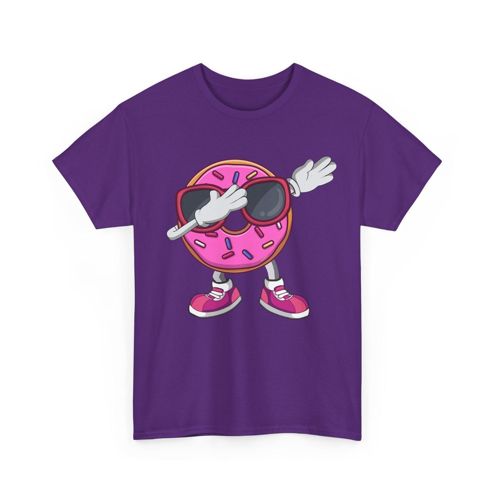 Donut Shirt, Dabbing Donut Sunglasses Sweet Food Donuts Lovers Cute Shirt S