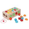 Geometrische Formen Blöcke Sortierspielzeug Bunte Holz Zahlen Blöcke Zuordnungs Ziehwagen