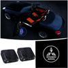1Pair for Mitsubishi Ralliart ASX Lancer Cordia Pajero Outlander Galant Mirage Car Door Logo Welcome Light Shadow Lamp Projector HZ8