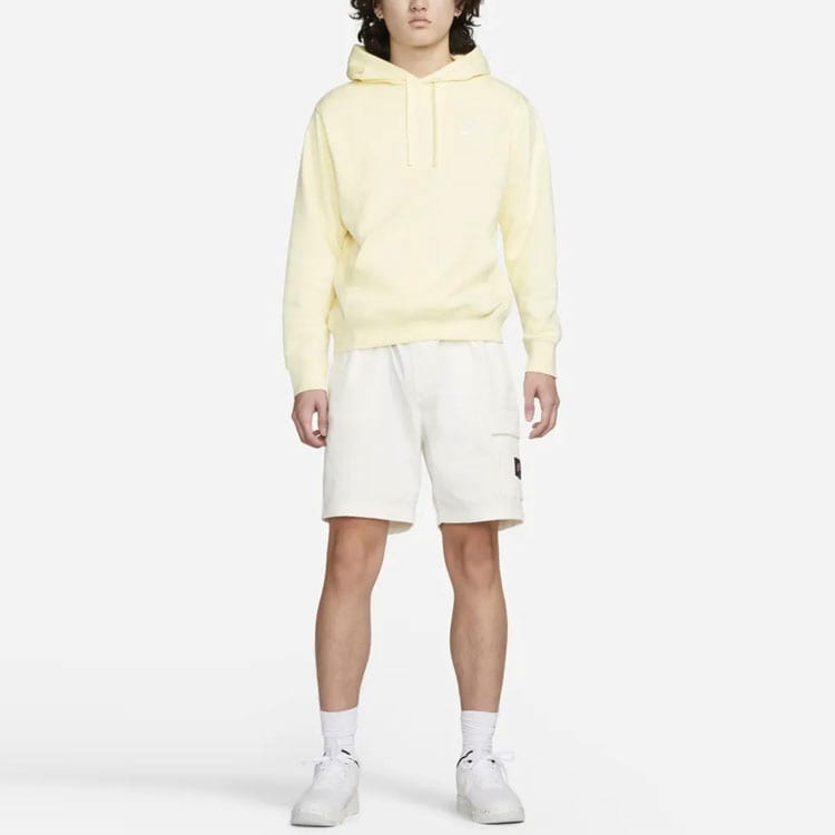 Nike Sweatshirts Men's White Hooded Moderate Regular BV2655-744