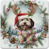 Christmas Metal Wall Art for Home Living Room Kitchen Decor