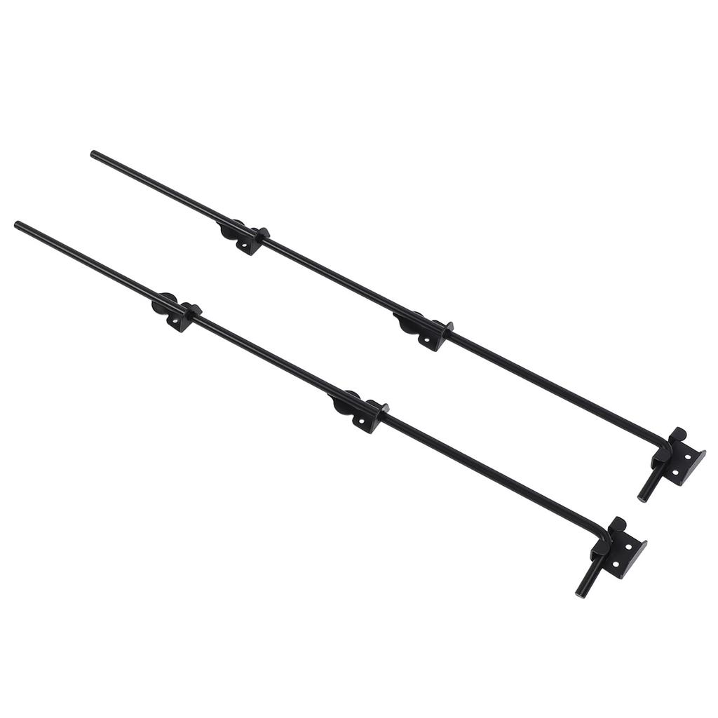 2Pcs Cane Bolts Heavy Duty Drop Rod 36in Gate Stopper Ground Latch Hardware for Wooden Fences Metal Doors