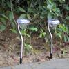 4Pcs Diamond-Shape Solar Stake Lights Garden Powered LED Lawn Yard Decor Lamp