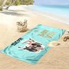 Custom Name,Outer Banks Print Beach Towel, Large Soft Quick Dry Towel for Beach Camping Swimming